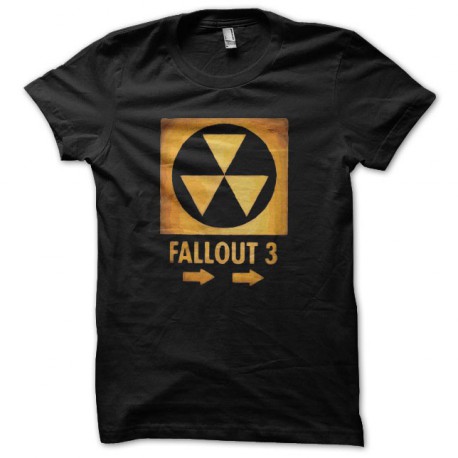 Tee shirt Fallout 3 nuclear artwork noir