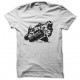 T shirt Motorcycle Racing workwhite art