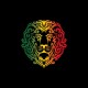 Tee shirt Rasta Lion tatoo tribal noir