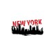 Tee shirt New York city artwork blanc