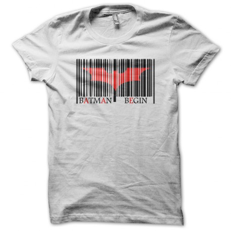 T Shirt Batman logo barcode fanart