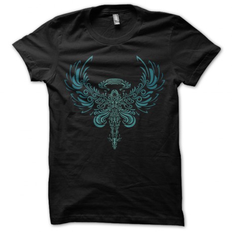 T Shirt Tattoo Angel Armored artwork black