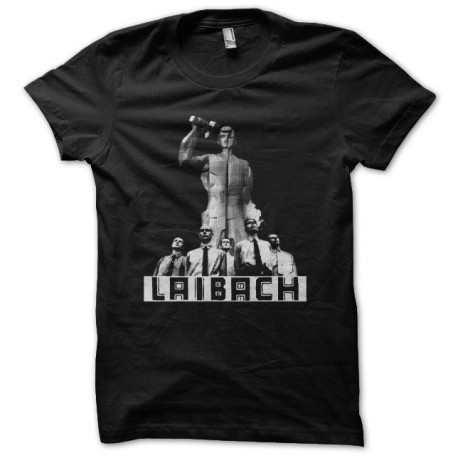 Tee shirt Laibach in Kraków fan art noir