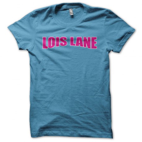 Tee shirt Loïs Lane façon Smallville turquoise