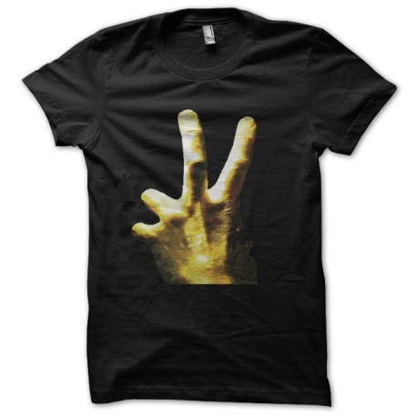 Camiseta Left 4 Dead zombi mano fanart negro