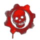 T Shirt Gears Of War sybol obra de arte blanco