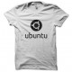 Shirt Ubuntu Linux geek white