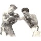 Tee shirt boxe Marcel Cerdan Boxeur blanc