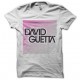 Tee shirt David Guetta Dj Techno blanc