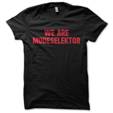 Shirt Somos Modeselektor mínima negro tecno alemán