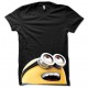 Tee shirt noir tete de minion 