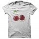 T-shirt cherries white