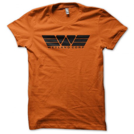T-shirt weyland corp Prometheus Alien orange