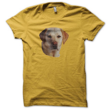 Tee shirt labrador hangover 2 jaune