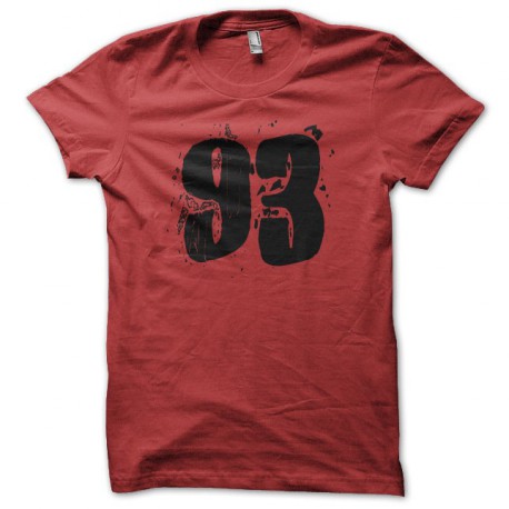 Tee shirt 93 graff rouge