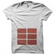 T-shirt Abs brick white