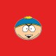 T-shirt Cartman face red