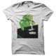 Tee shirt Kermit tape des traces blanc