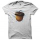 T-shirt Ice Age acorn over snowflake white