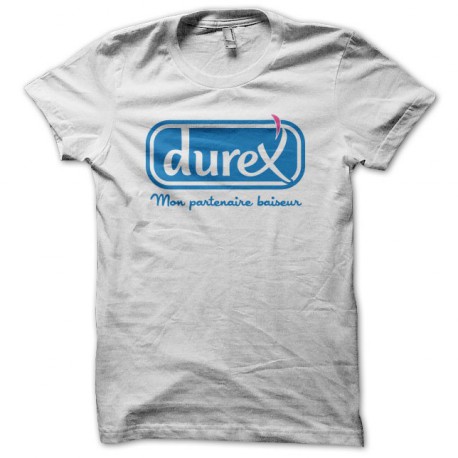 T-shirt Durex parody Contrex white