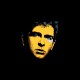 T-shirt Peter Gabriel portrait pop art black