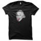 Tee shirt Albert Einstein langue rose noir