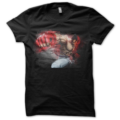 T Shirt kazuya mishima in black tekken