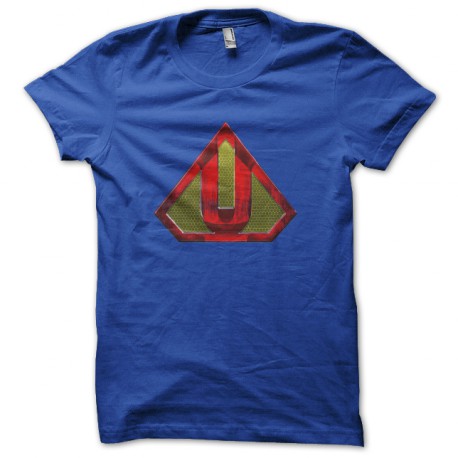 tee shirt ultraman symbole bleu royal