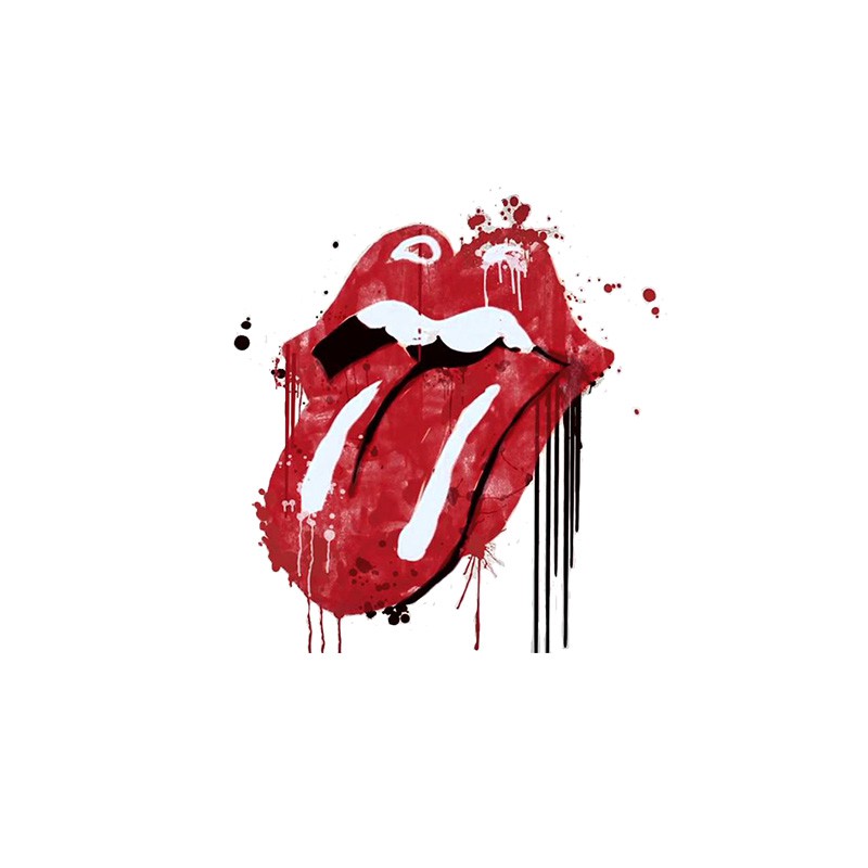 Tee Shirt Rolling Stones Logo Degoulinant