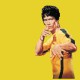 camisa de Bruce Lee en amarillo