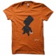 Tee shirt bart simpson i bart de couleur orange