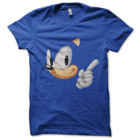 shirt sonic the hedgehog blue