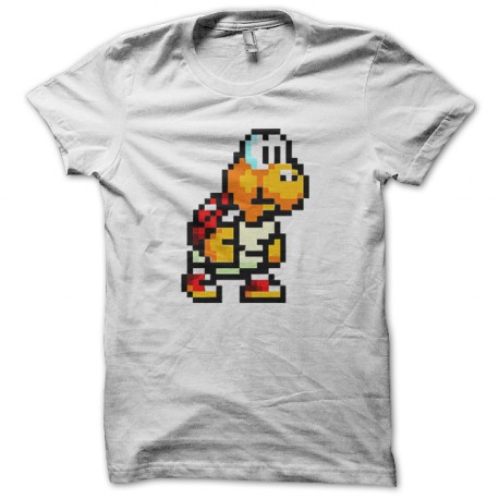 camisa de tortuga Koopa 8 bits blanco