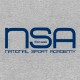 tee shirt NSA national sport academy gris