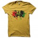 camisa de la música reggae roots amarillo