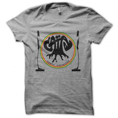 tee shirt gaia root unlimited gris
