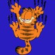 Garfield shirt in blue