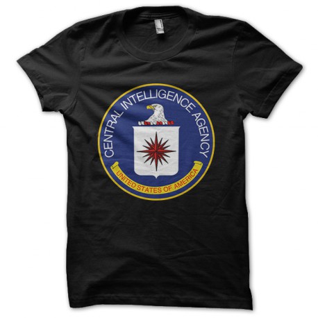 CIA negro camiseta obra