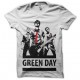 white t-shirt green day