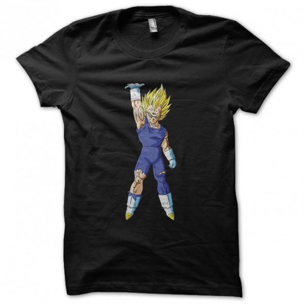 black t-shirt majin vegeta