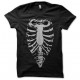 black t-shirt skelton