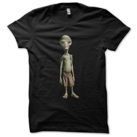 tee shirt paul l'extra terrestre en noir