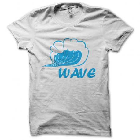 tee shirt wave blanc