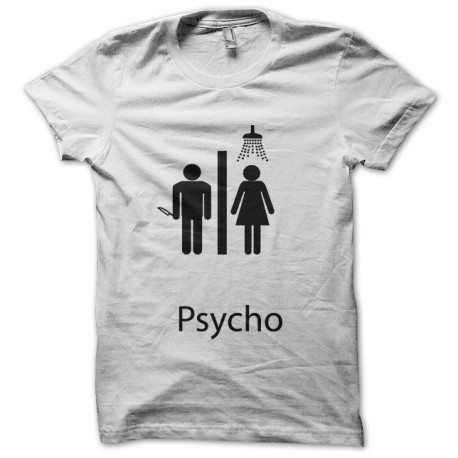 tee shirt psycho blanc