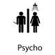 tee shirt psycho blanc