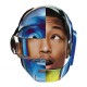 Pharrell Williams camiseta con el casco blanco daft punk