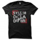 tee shirt system of a down rare noir