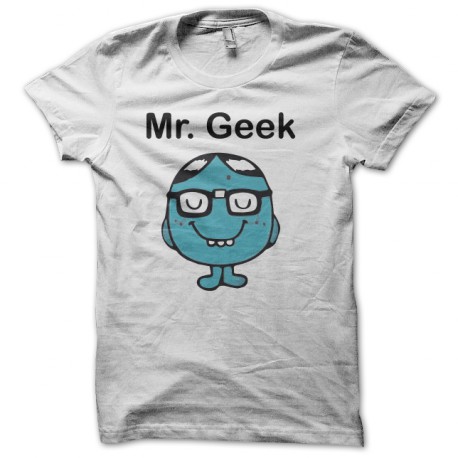 mr-geek white shirt