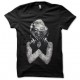 black tee shirt marilyn monroe with guns