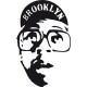 tee shirt spike lee brooklyn en blanc